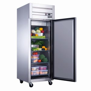 D28AR Commercial Single Door Top Mount Refrigerator in Stainless Steel