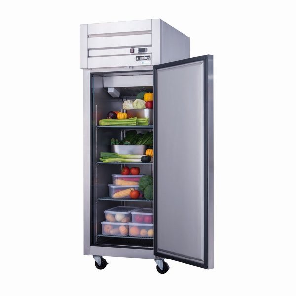 D28AR Commercial Single Door Top Mount Refrigerator in Stainless Steel - Image 2