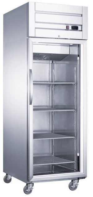 D28AR-GS1 Top Mount Single Glass Door Commercial Reach-in Refrigerator