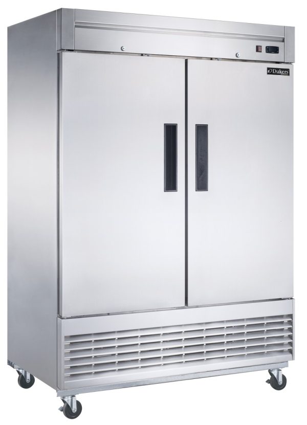 D55R 2-Door Commercial Refrigerator in Stainless Steel - Image 2