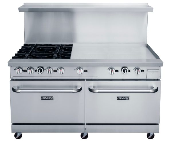 DCR60-4B36GM 60" Gas Range with Four (4) Open Burners & 36" Griddle - Image 3