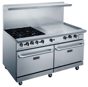 DCR60-4B36GM 60" Gas Range with Four (4) Open Burners & 36" Griddle