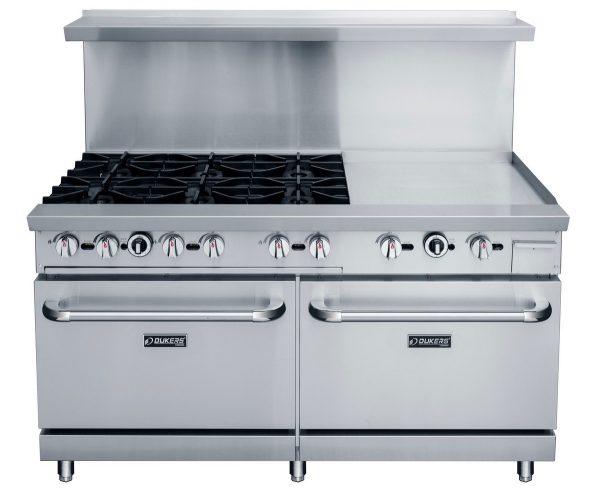 DCR60-6B24GM 60" Gas Range with Six (6) Open Burners & 24" Griddle - Image 2