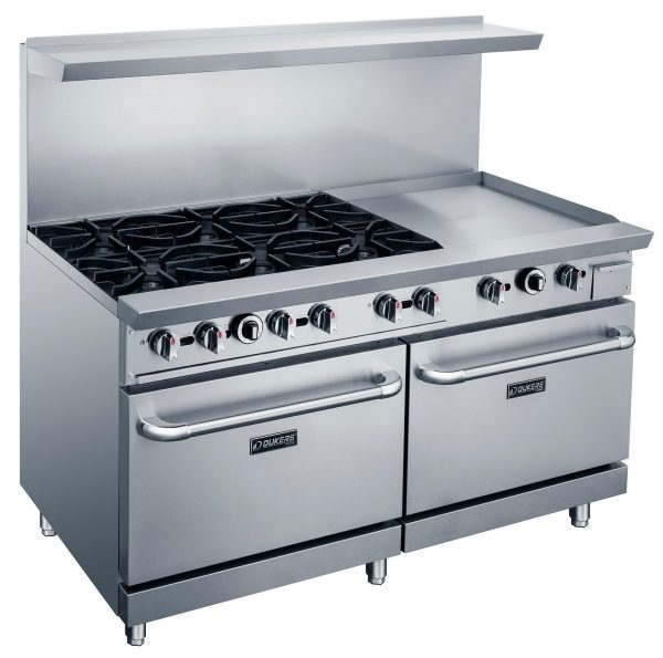 DCR60-6B24GM 60" Gas Range with Six (6) Open Burners & 24" Griddle - Image 3