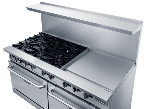 DCR60-6B24GM 60" Gas Range with Six (6) Open Burners & 24" Griddle - Image 4