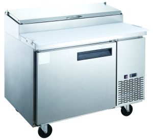 DPP44-6-S1 Commercial Single Door Pizza Prep Table Refrigerator