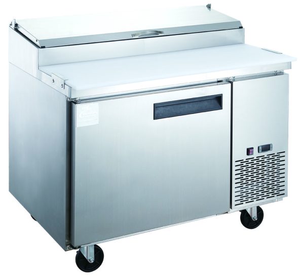 DPP44-6-S1 Commercial Single Door Pizza Prep Table Refrigerator