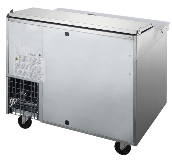 DPP44-6-S1 Commercial Single Door Pizza Prep Table Refrigerator - Image 5