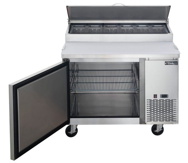 DPP44-6-S1 Commercial Single Door Pizza Prep Table Refrigerator - Image 4