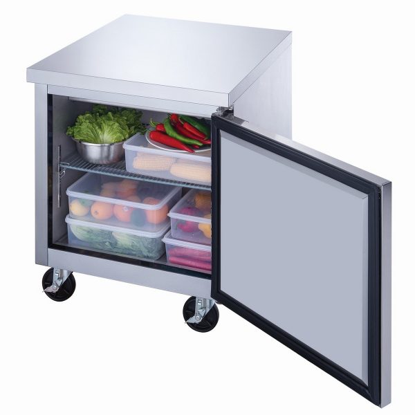 DUC29R Single Door Undercounter Refrigerator in Stainless Steel - Image 3