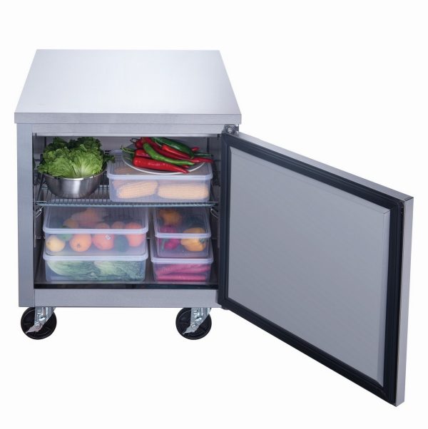 DUC29R Single Door Undercounter Refrigerator in Stainless Steel - Image 4