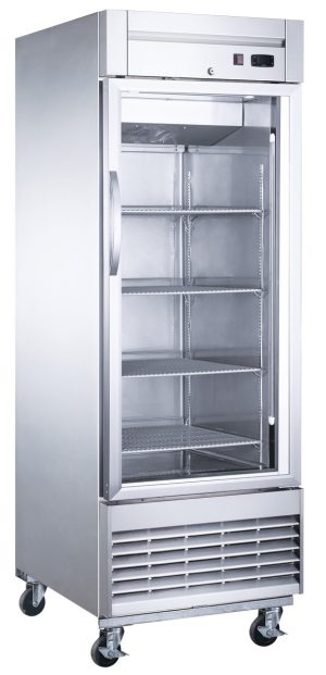 D28R Single Door Commercial Refrigerator in Stainless Steel